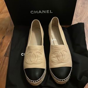 Chanel Lambskin Espadrilles